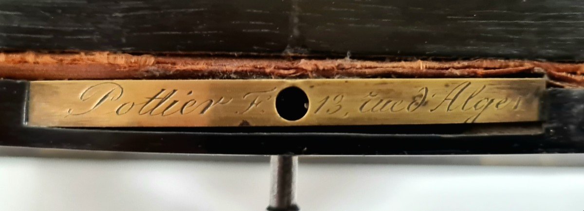 écritoire Napoléon III Estampille Pottier Couronne Comtale Monogramme S F Boite à Courrier XIXe-photo-1