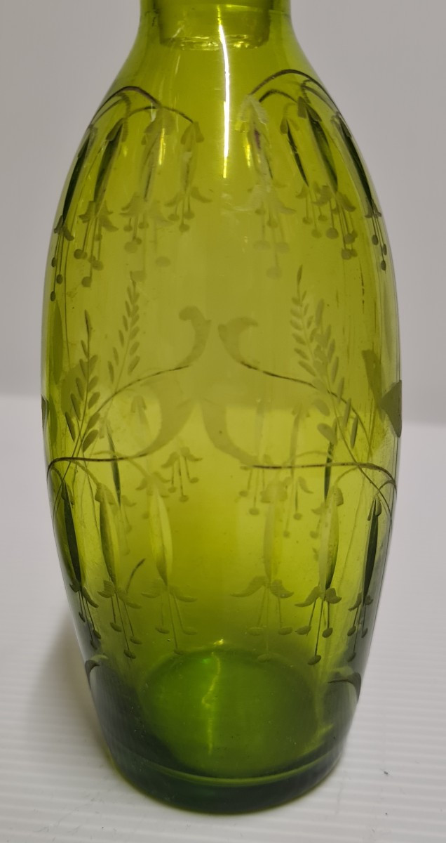 Service à liqueur cristal Saint Louis France  art nouveau verres et carafes -photo-4