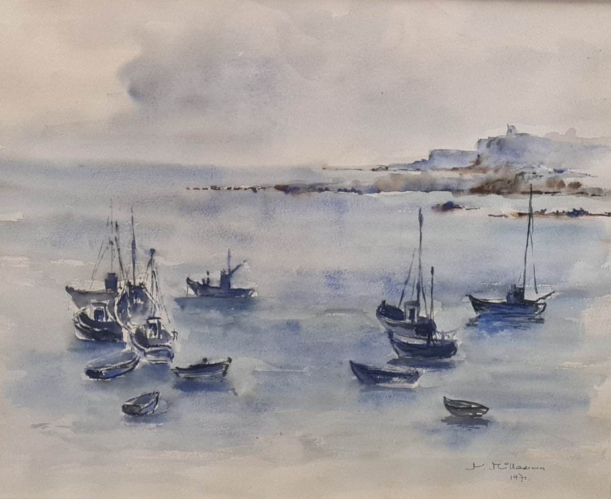 Anne Millasson tableau marine dessin aquarelle école bretonne -photo-2