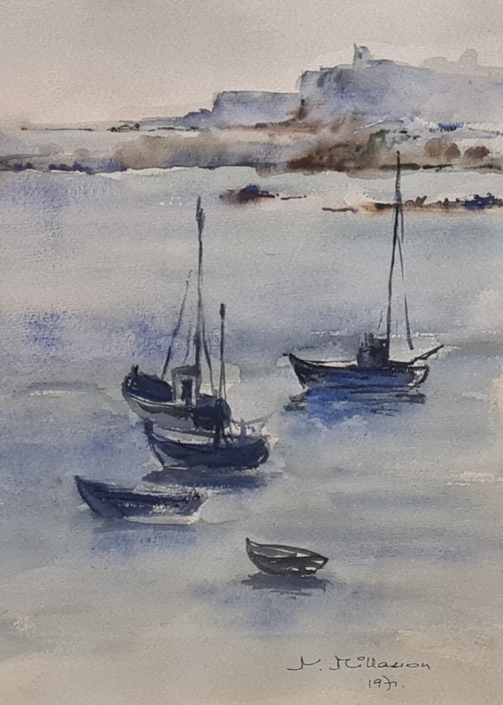 Anne Millasson tableau marine dessin aquarelle école bretonne -photo-3