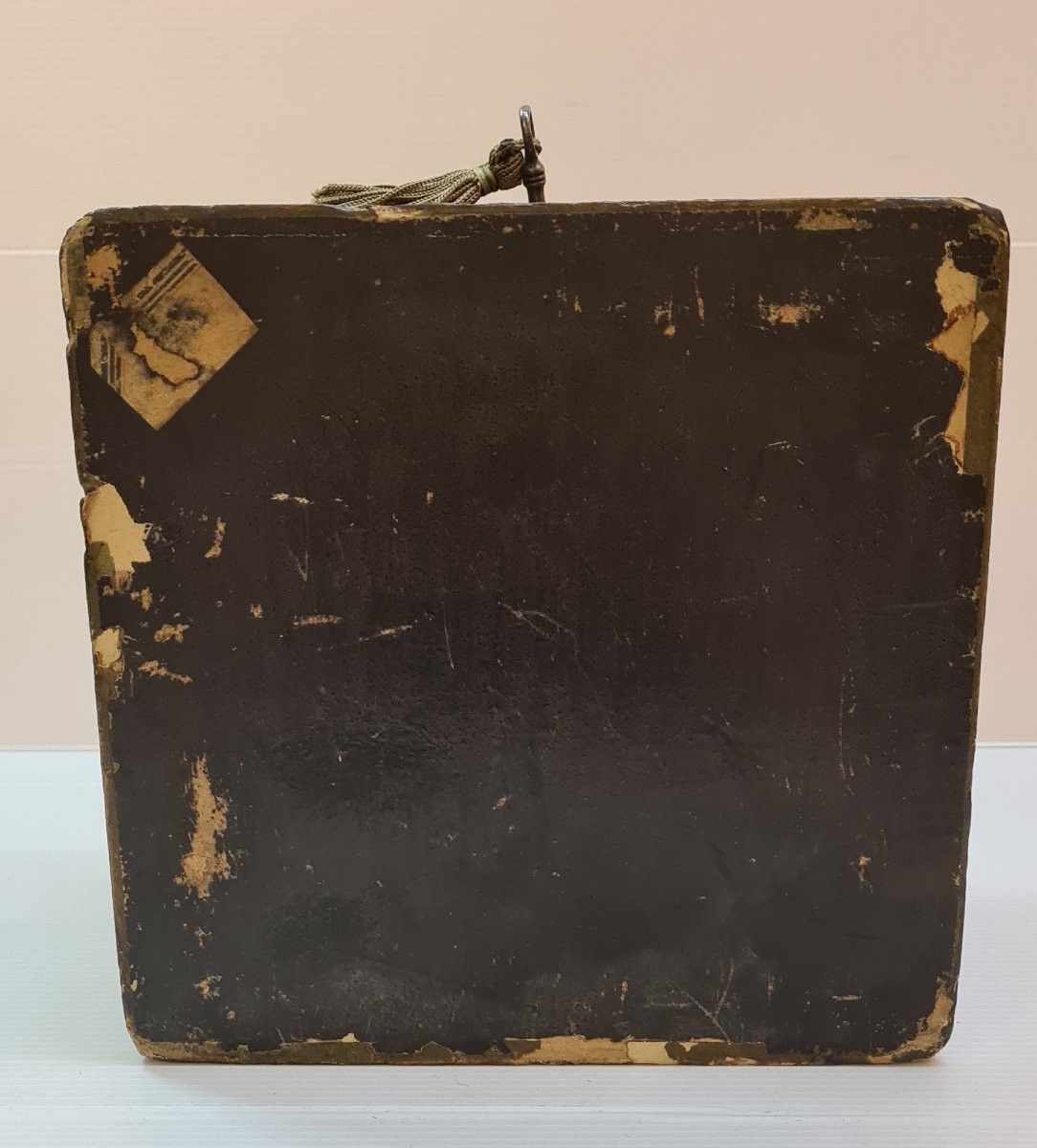 19th Century Box Arte Povera Antique Egyptomania Cabinet Of Curiosity Motifs-photo-8