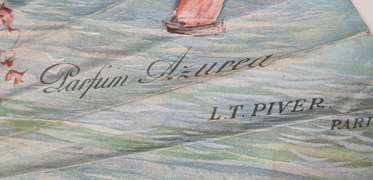 Fan Advertising Perfume L.t Pivert Azurea Abel Faivre Illustration Devambez Editeur-photo-4