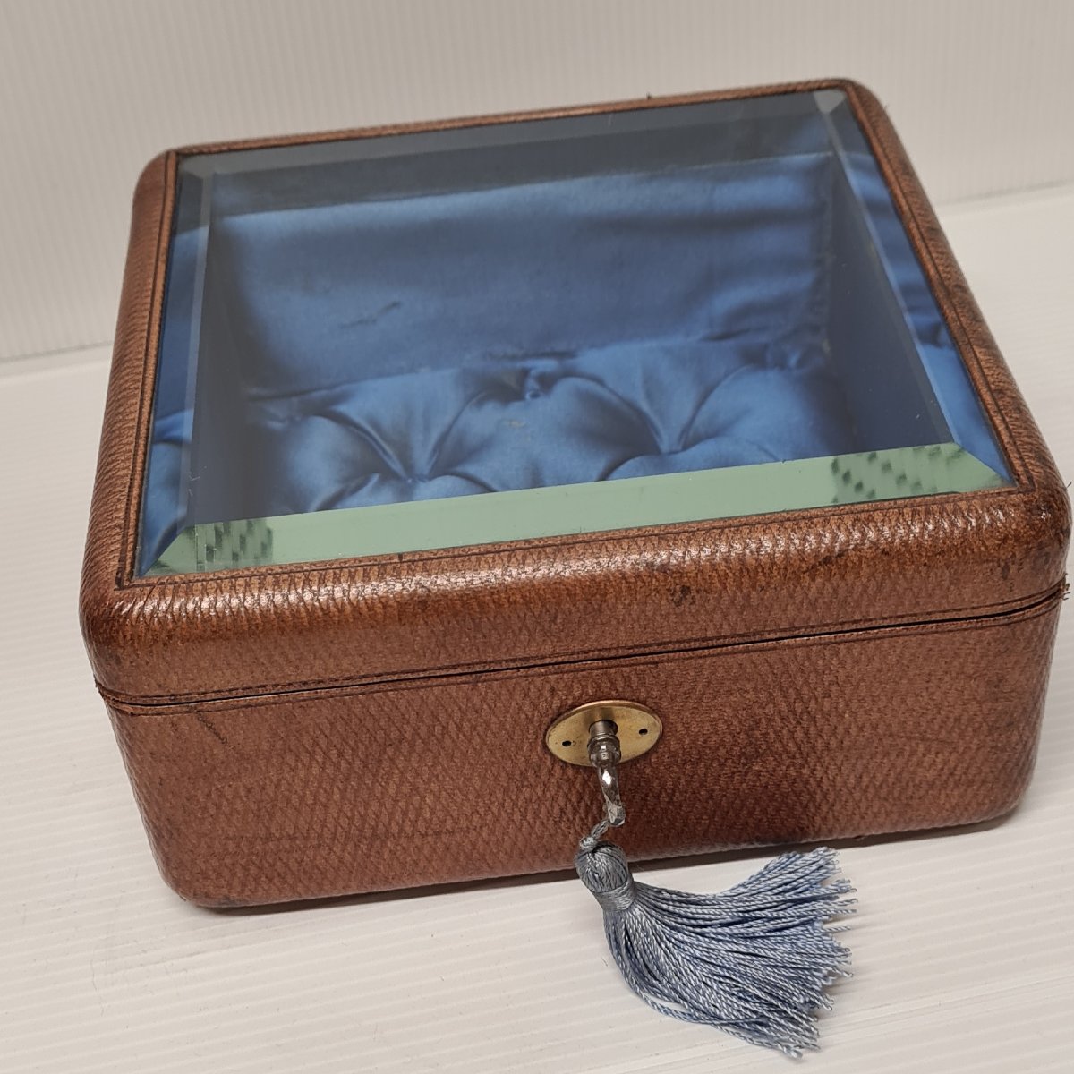 BOITE VITRINE OU COFFRET À BIJOUX NAPOLEON III XIXEME -photo-2