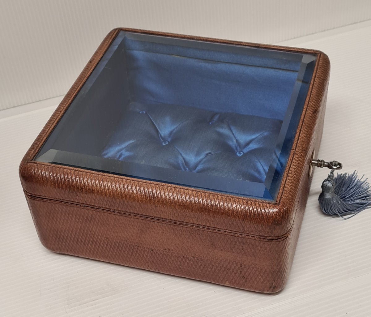 BOITE VITRINE OU COFFRET À BIJOUX NAPOLEON III XIXEME -photo-1