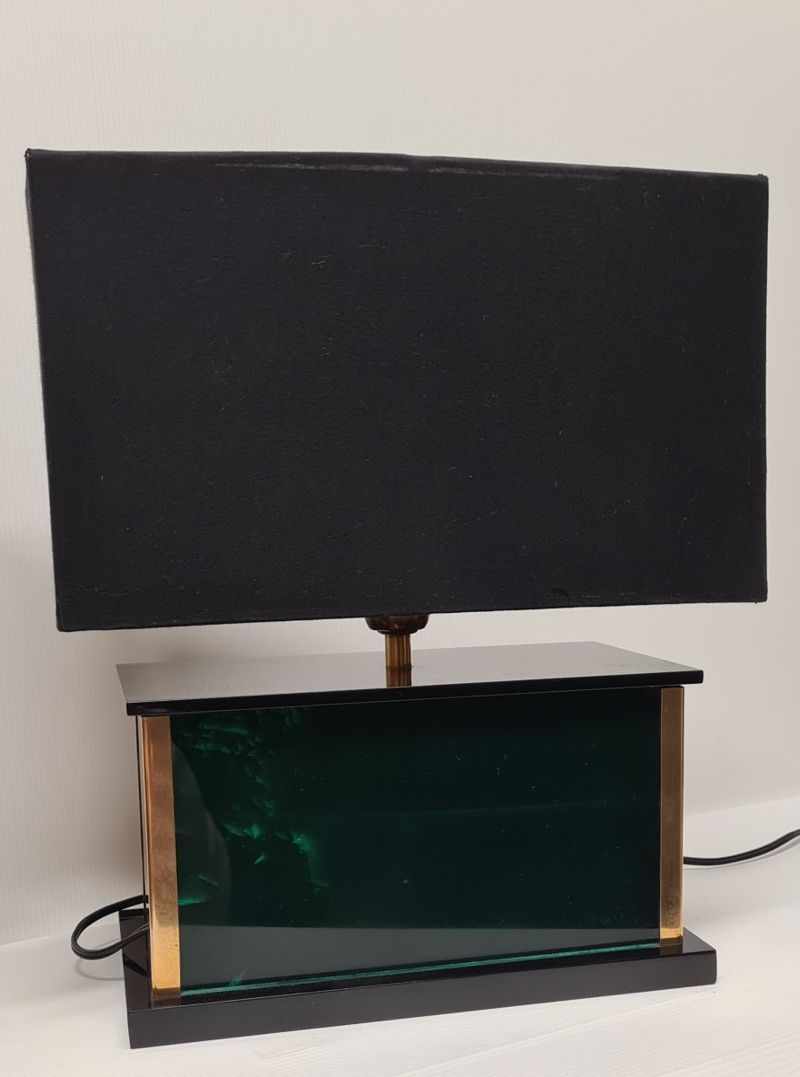 1970s Table Lamp By Willy Rizo, Romeo Rega, Vintage Hollywood Regency-photo-1