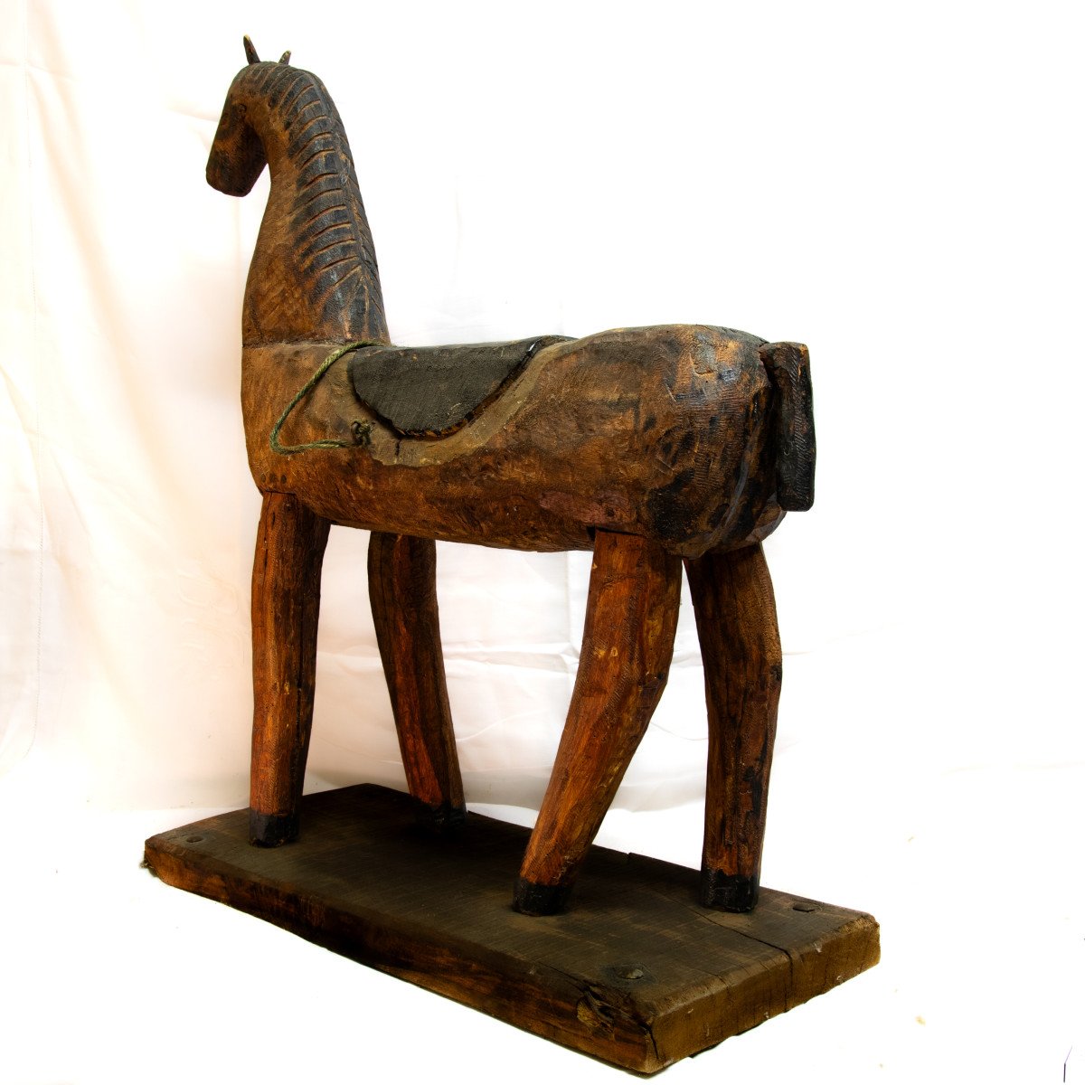 19th Century Wooden Horse-photo-4