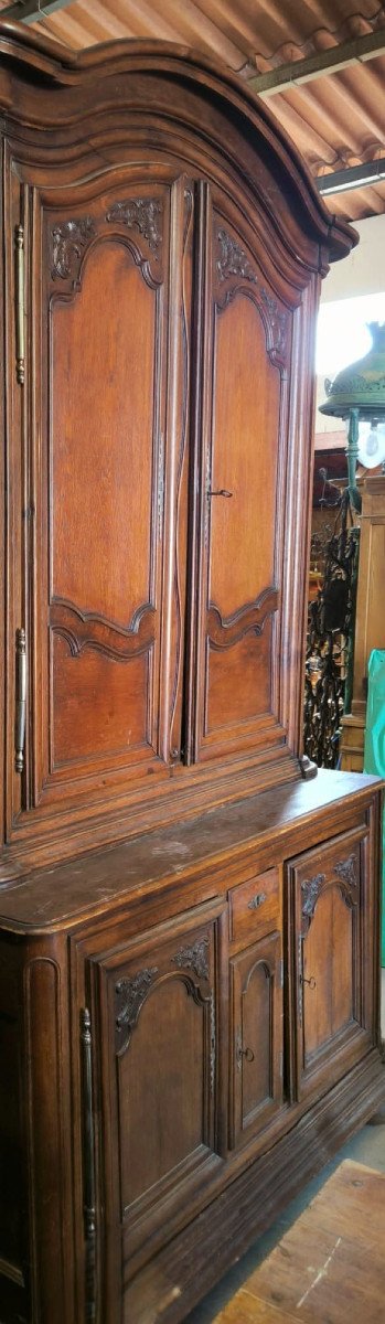 Majestic Louis XIV 2-body Buffet In Oak-photo-7