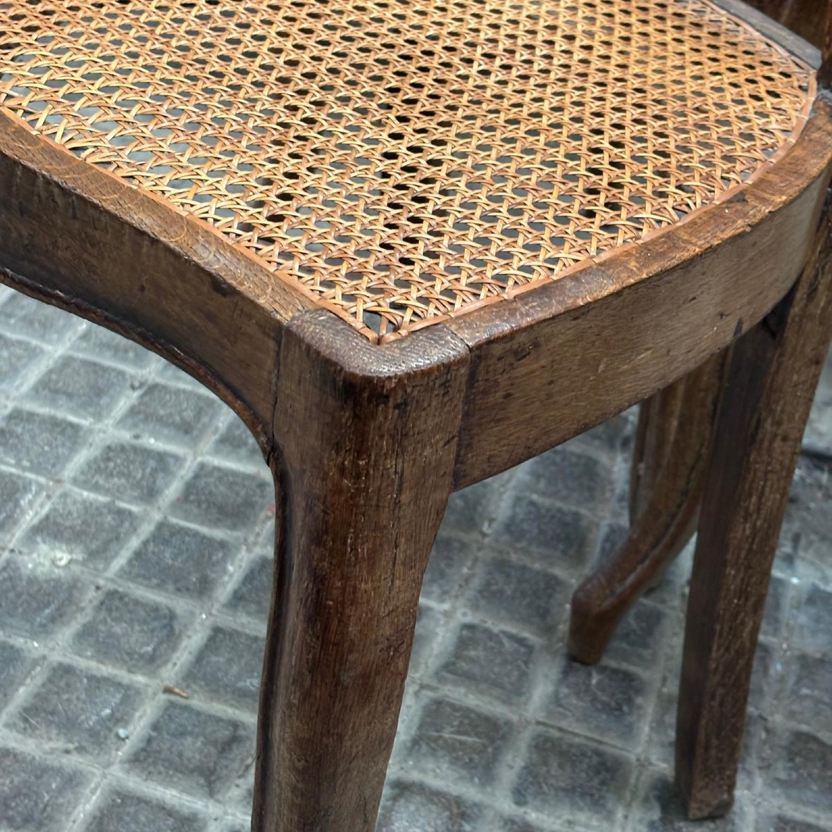 4 Napoleon III Caned Chairs-photo-2