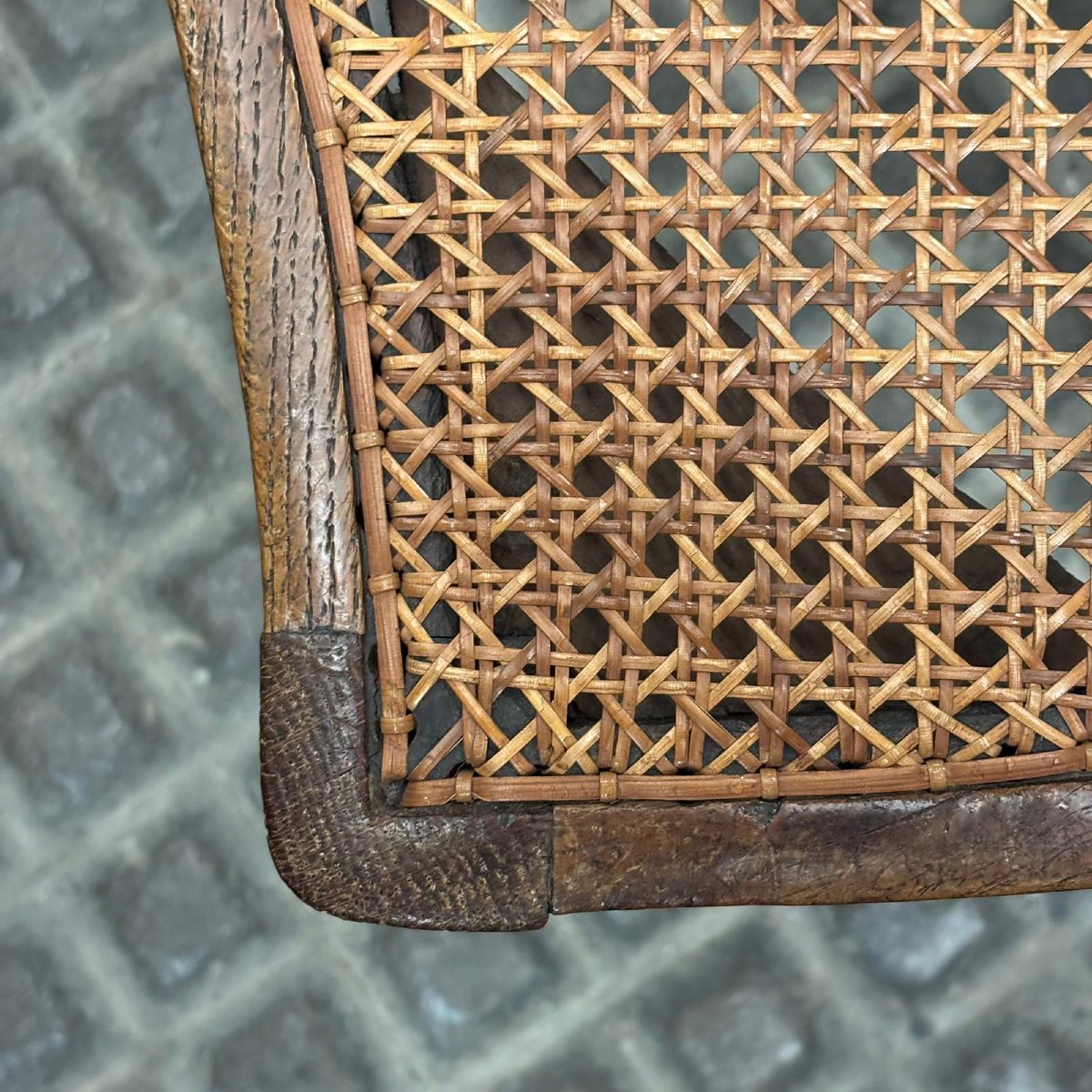 4 Napoleon III Caned Chairs-photo-3