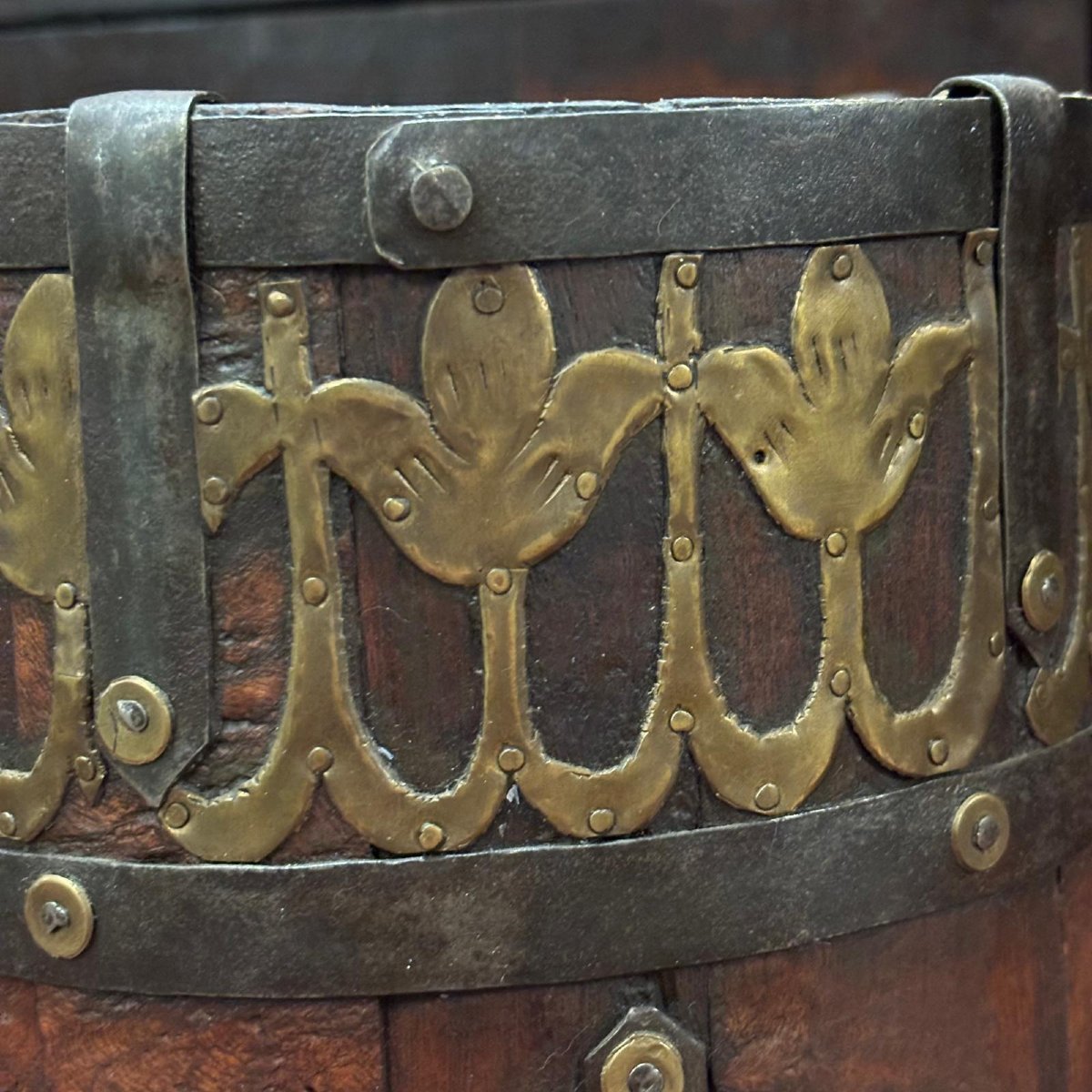 Richly Decorated Grain Measure-photo-4
