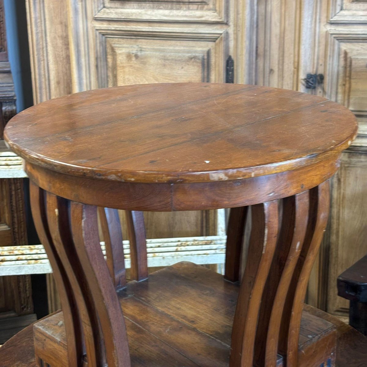 Low Art Deco Pedestal Table-photo-3