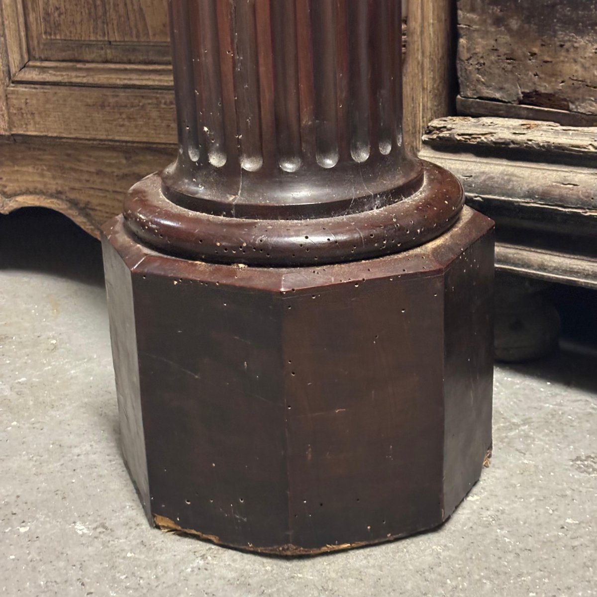 Colonne vis cannelée-photo-1