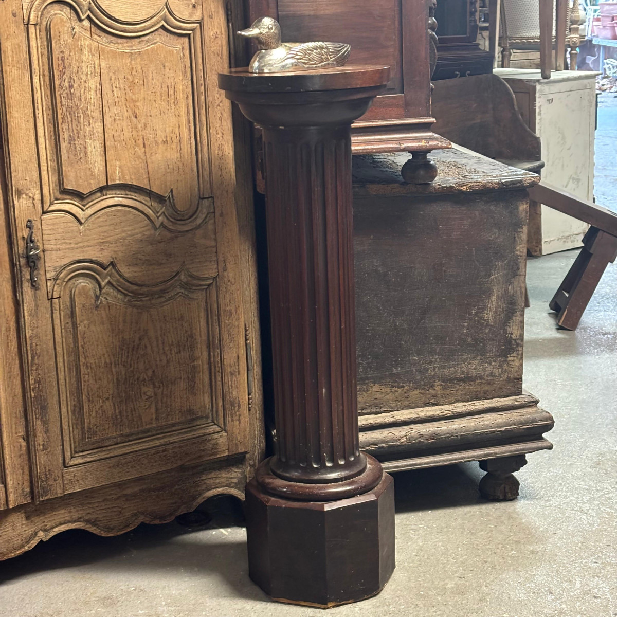 Colonne vis cannelée