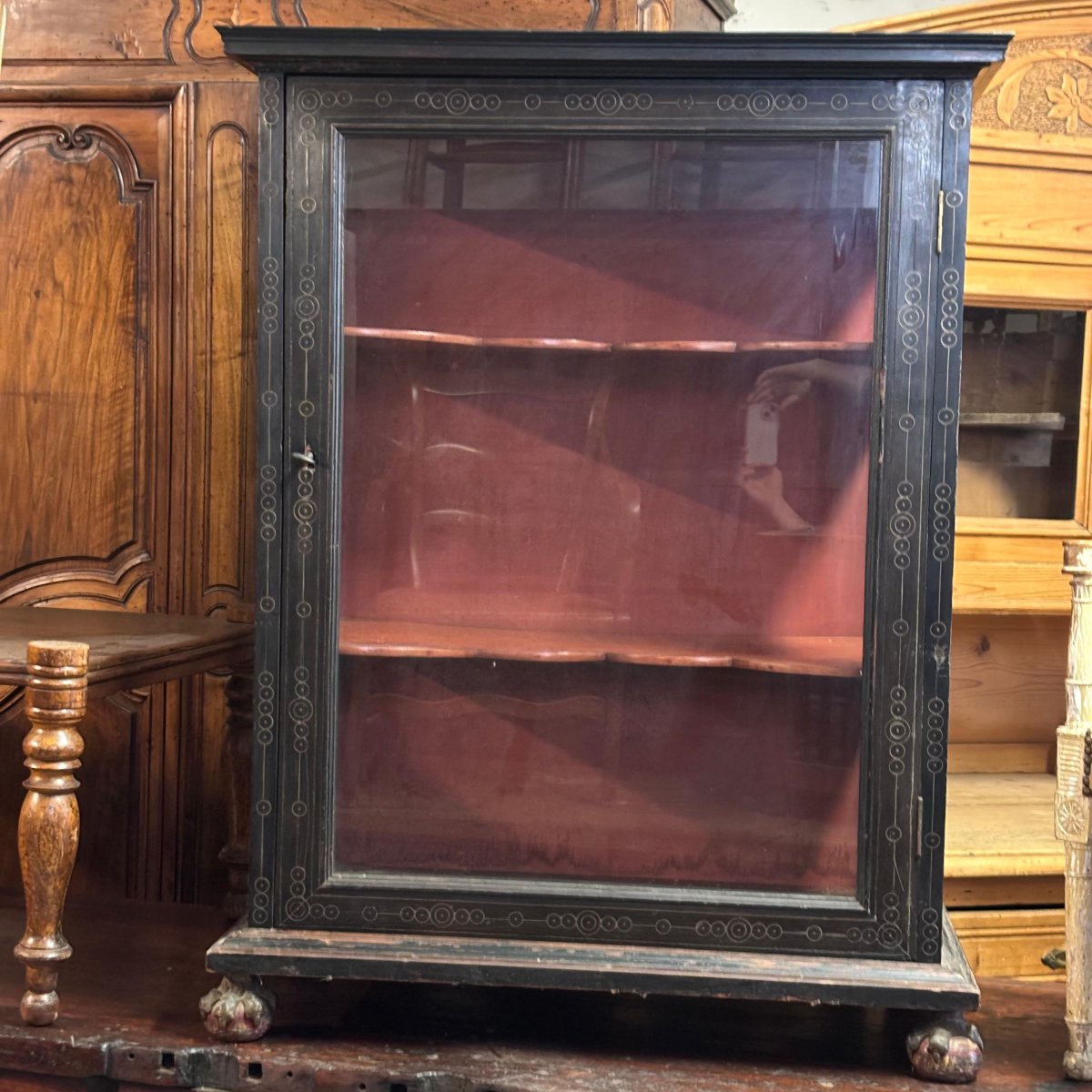 Vitrine de présentation marquetée-photo-1