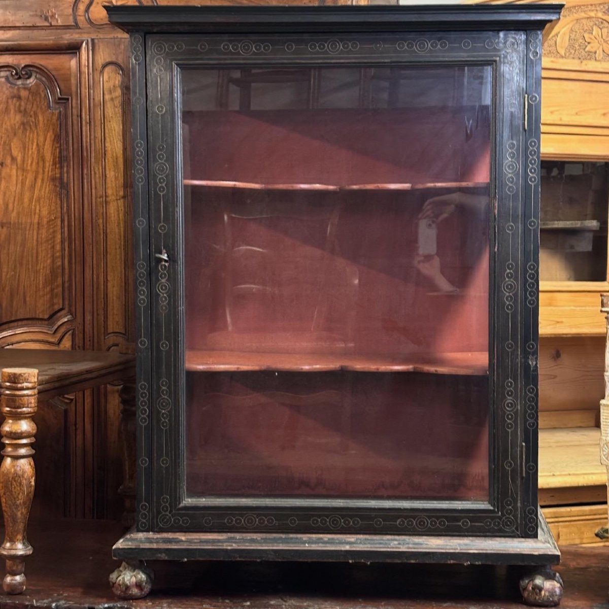 Vitrine de présentation marquetée-photo-2