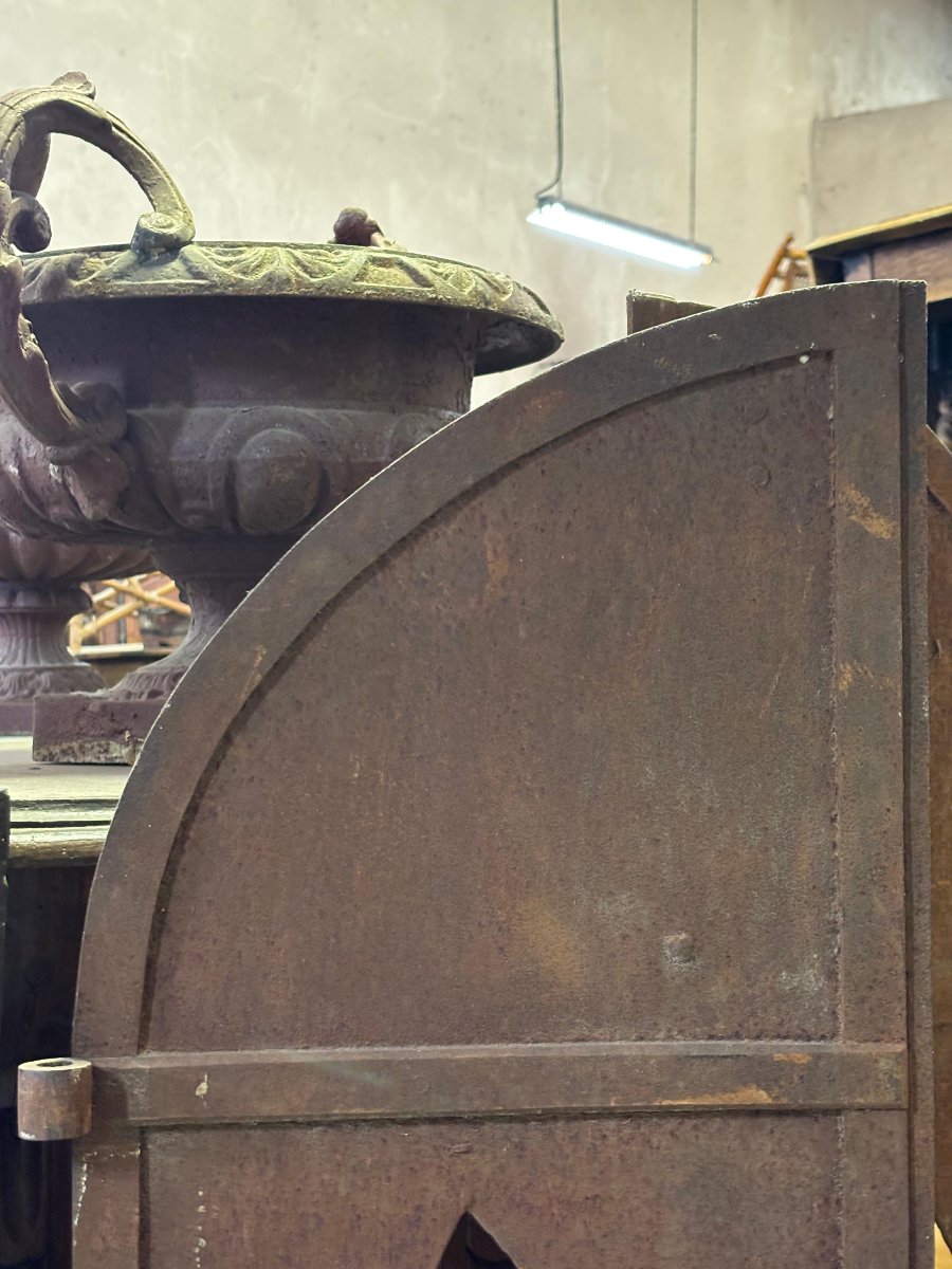 Paire de portes en fer forgé-photo-4