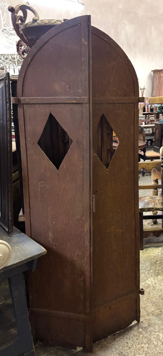 Paire de portes en fer forgé