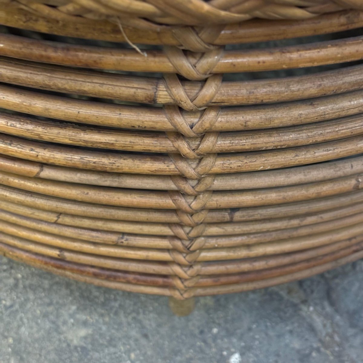 Woven Rattan Coffee Table-photo-3