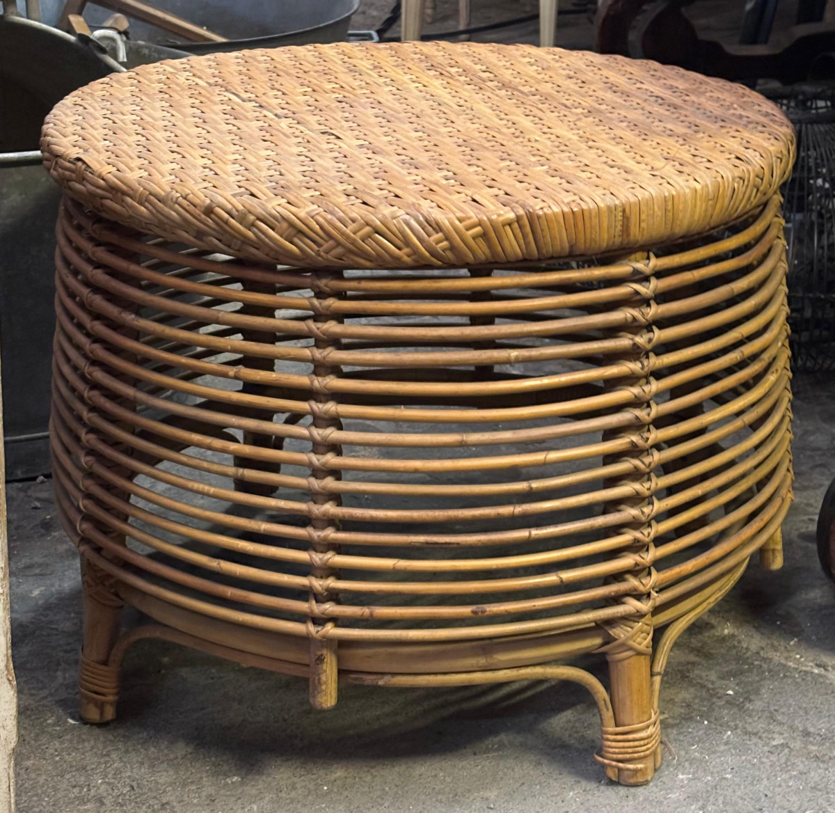 Woven Rattan Coffee Table
