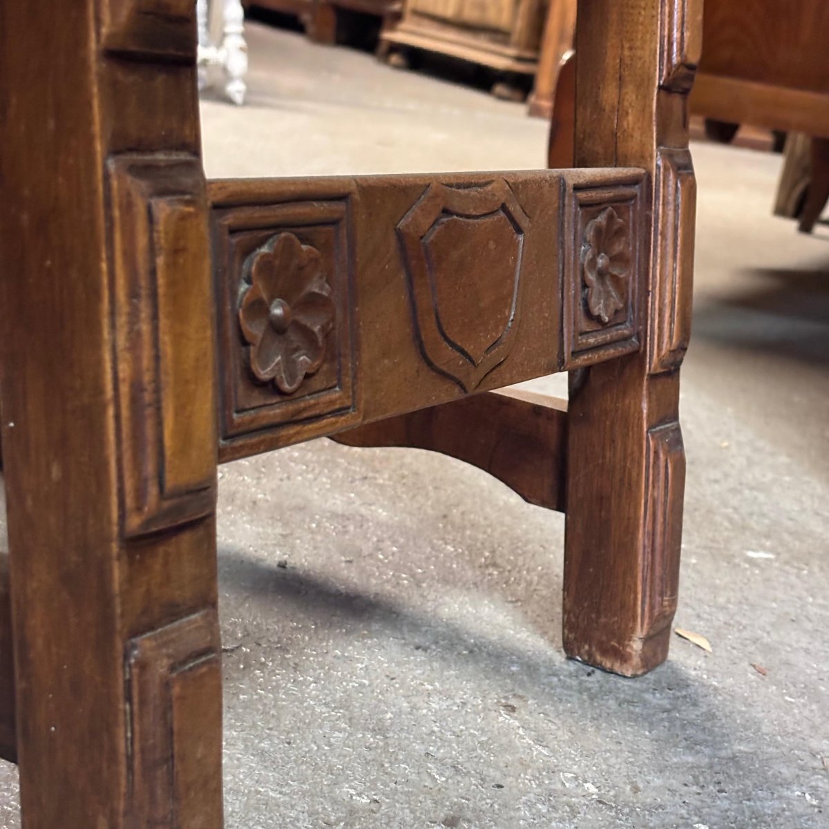 Set Of 12 Walnut Chairs-photo-3