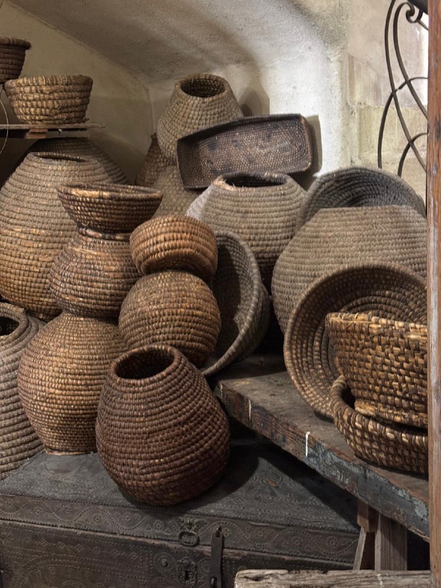 Large Lot Of Grain Baskets-photo-2