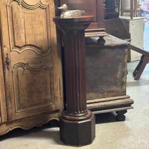 Colonne vis cannelée