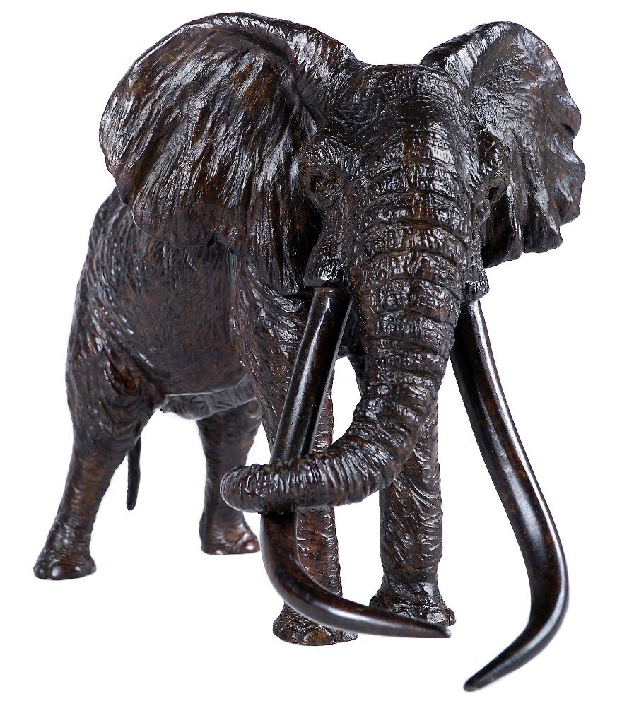 Original Bronze By Damien Colcombet "the Patriarch" Limited Edition 12 Ex