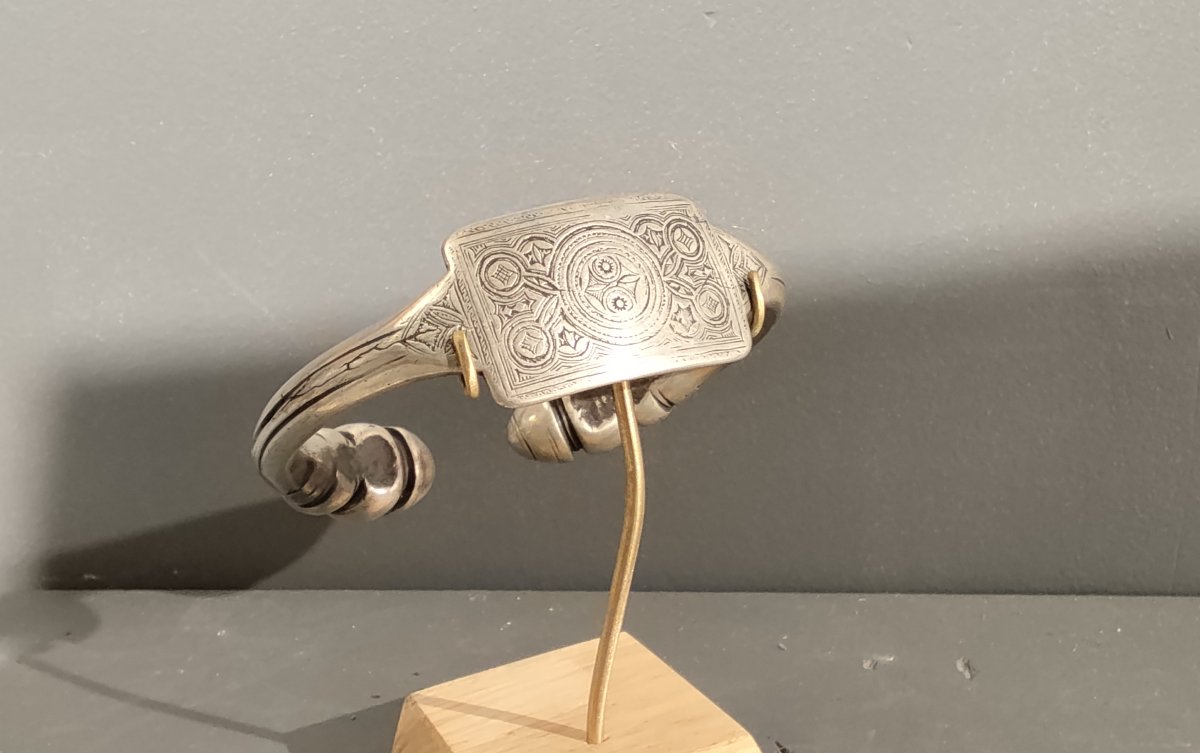 Bracelet mauritanien en argent -photo-3