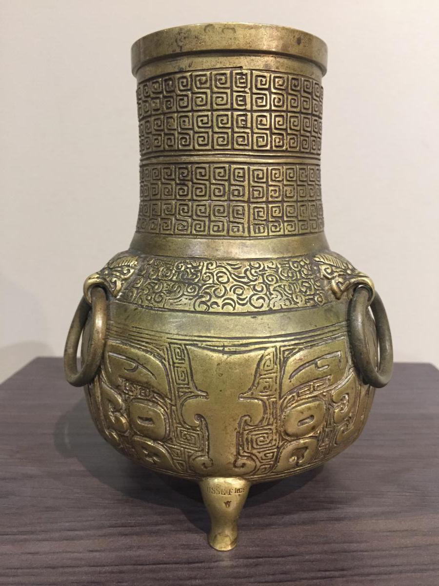 Vase China Bronze-photo-3