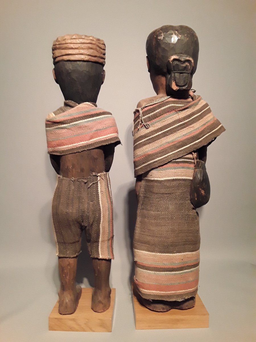 Couple Of Sakalava Statues Madagascar-photo-4