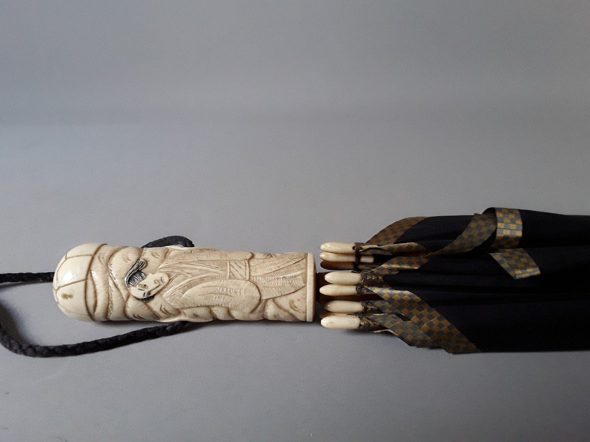 Indochine Umbrella Ivory Handle-photo-3