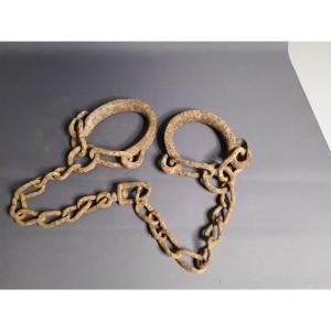 Pair Of 19th Century Shackles