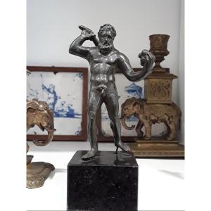 Petit Bronze Hercule 16ème Siècle 