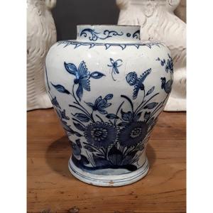 Small Vase In Delft Signed