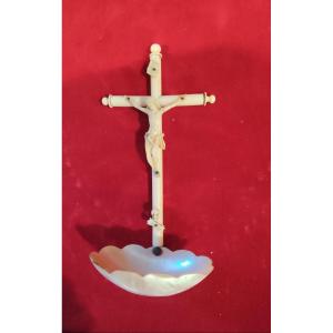 Christ, Carved From Ivory And Mother-of-pearl, 19th Century
