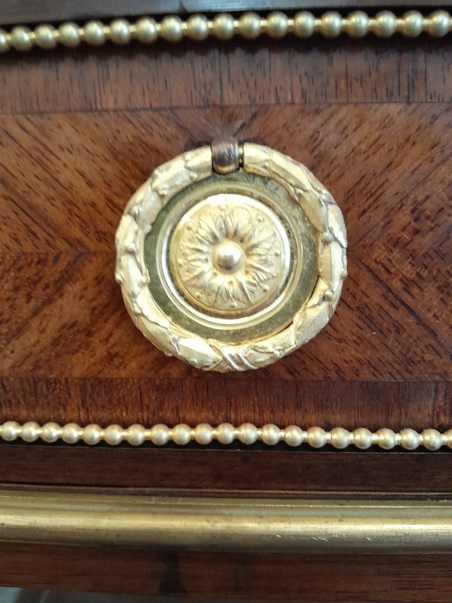 Louis XVI Style Chest Of Drawers From The Napoleon III Period.-photo-7