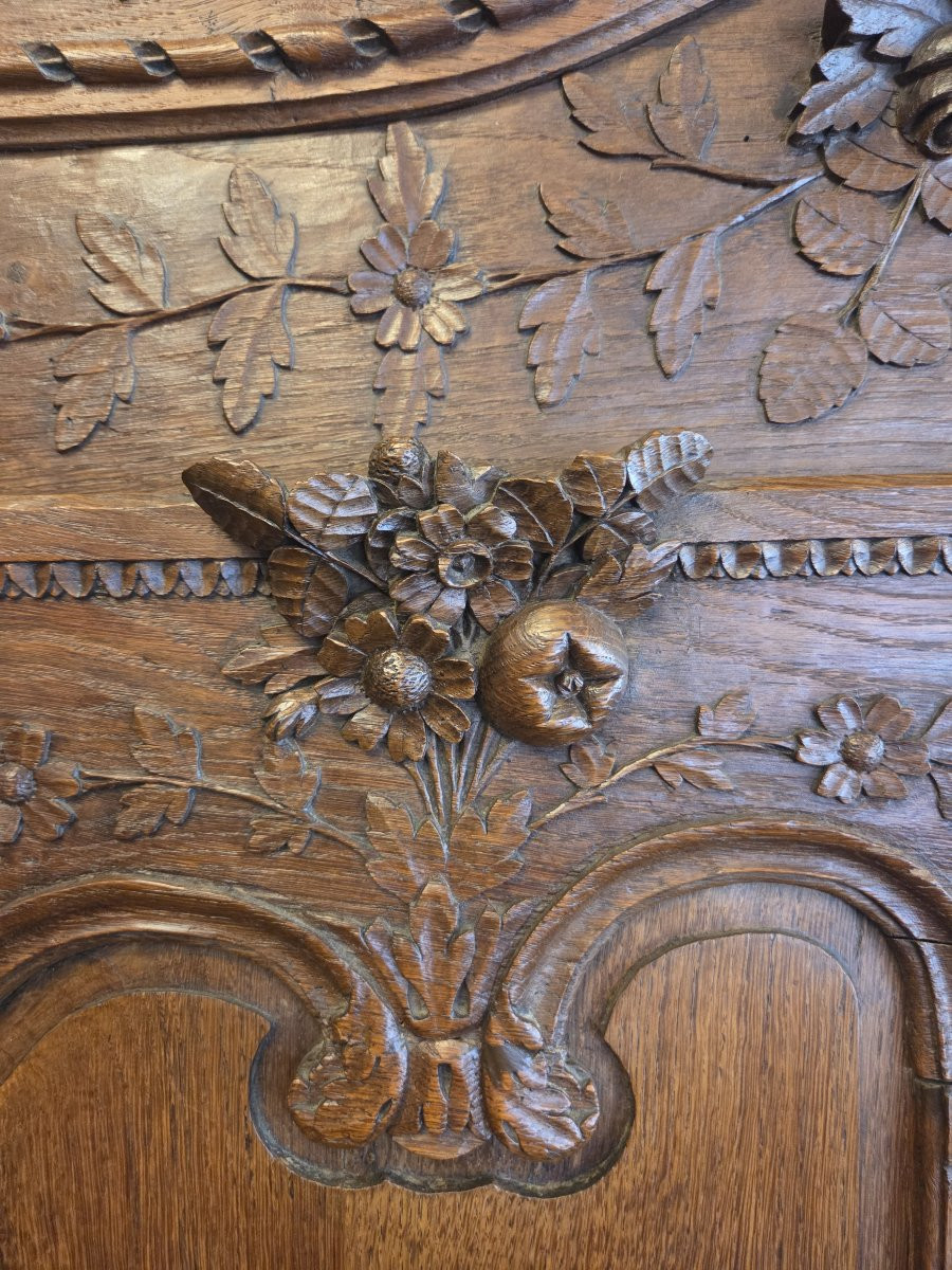 19th Century Norman Sideboard With Two Carved Oak Sections-photo-6