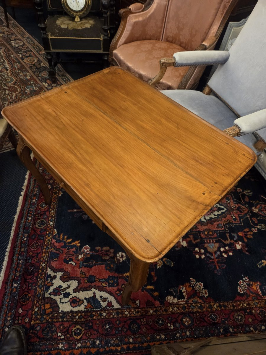 Table cabaret en merisier d'époque Louis XV ( Nantes ou Bordeaux)-photo-2