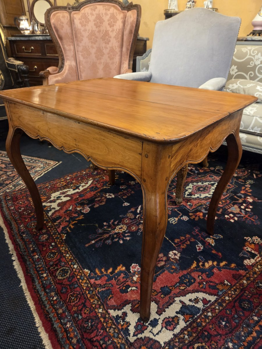 Table cabaret en merisier d'époque Louis XV ( Nantes ou Bordeaux)-photo-3