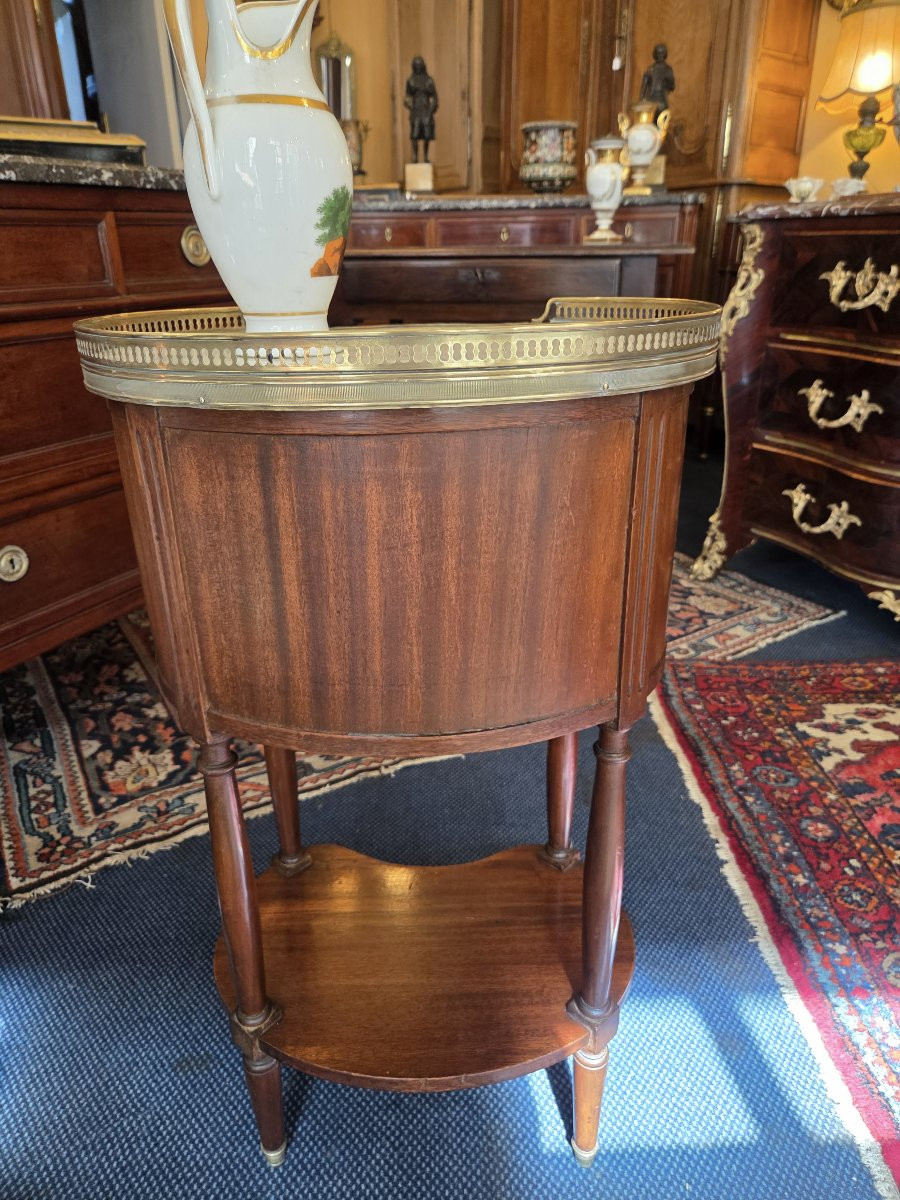 Louis XVI Style Chiffonière Table In Mahogany-photo-2