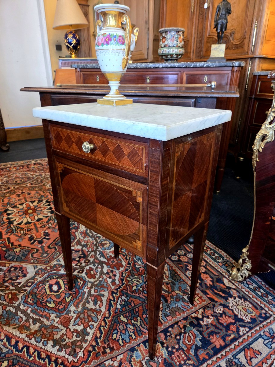 Directoire Style Chiffonière Table In Veneered Wood.