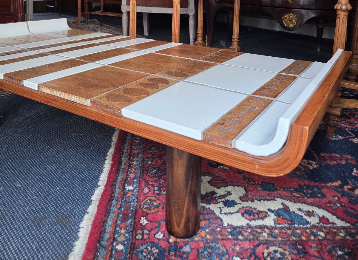 Table basse années 70 signée Capron modèle Fuji TK1 