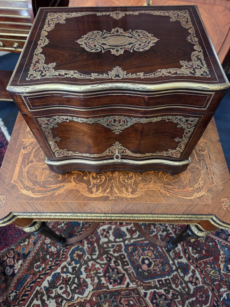 Cave à liqueurs d'époque Napoléon III-photo-1