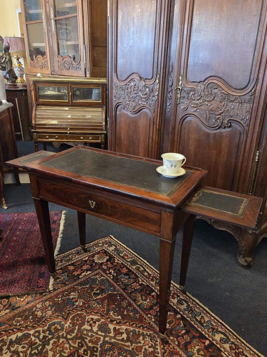 Petite table à écrire à système d'époque Directoire .-photo-3