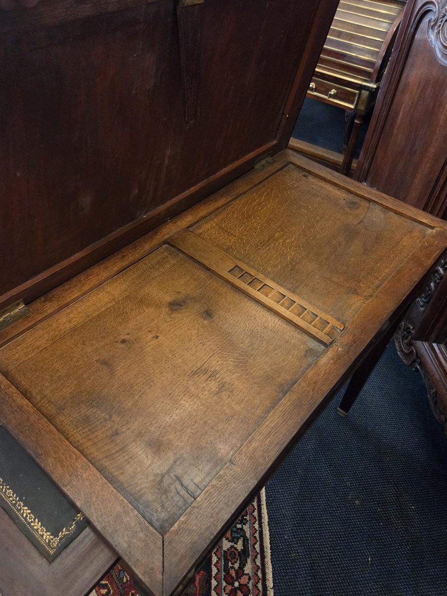Petite table à écrire à système d'époque Directoire .-photo-1