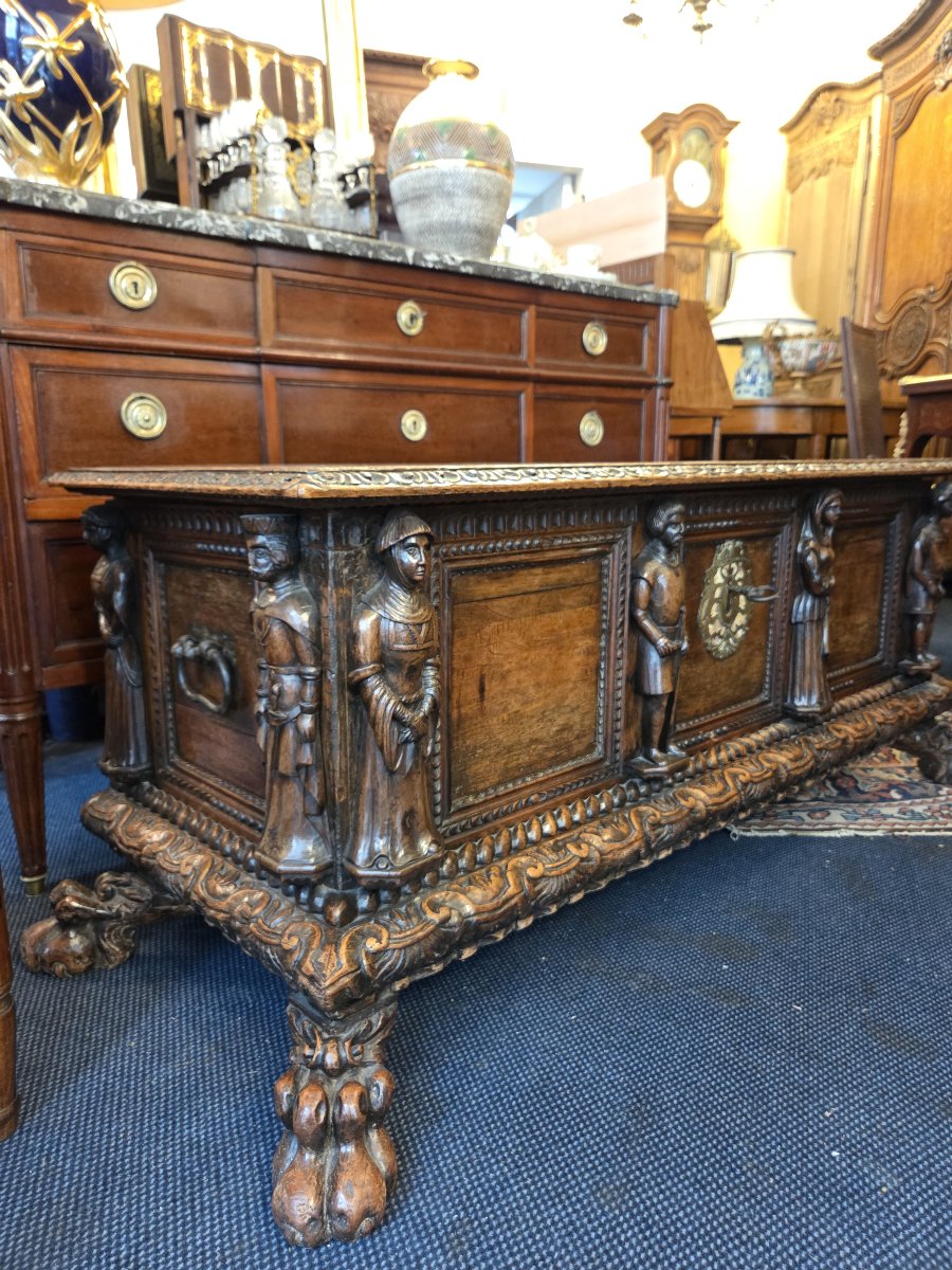 Italian Renaissance-era Walnut Chest.