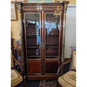 Louis XVI Style Mahogany Library From The Napoleon III Period.