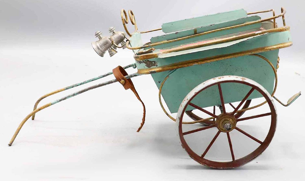 French Toy Carriole Around 1880 - 1900-photo-1