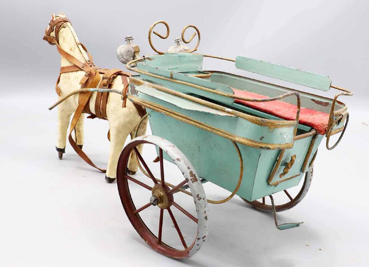 French Toy Carriole Around 1880 - 1900-photo-8