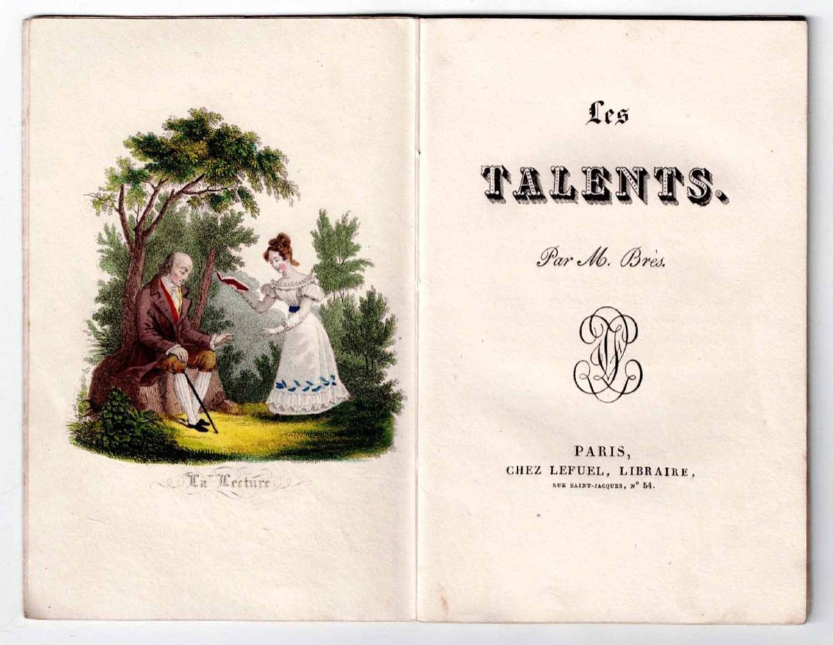 LES TALENTS ou les couronnes de la jeunesse 1830-photo-2